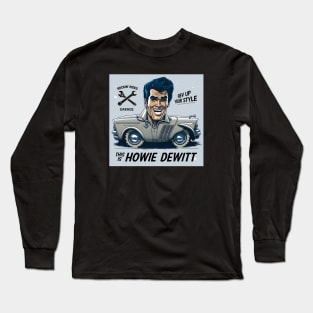 vintage car garage -howie dewitt Long Sleeve T-Shirt